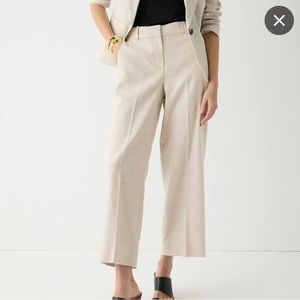 J. Crew Collection Cream Cropped Pants 2